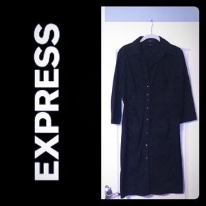 Express button down dress back 12